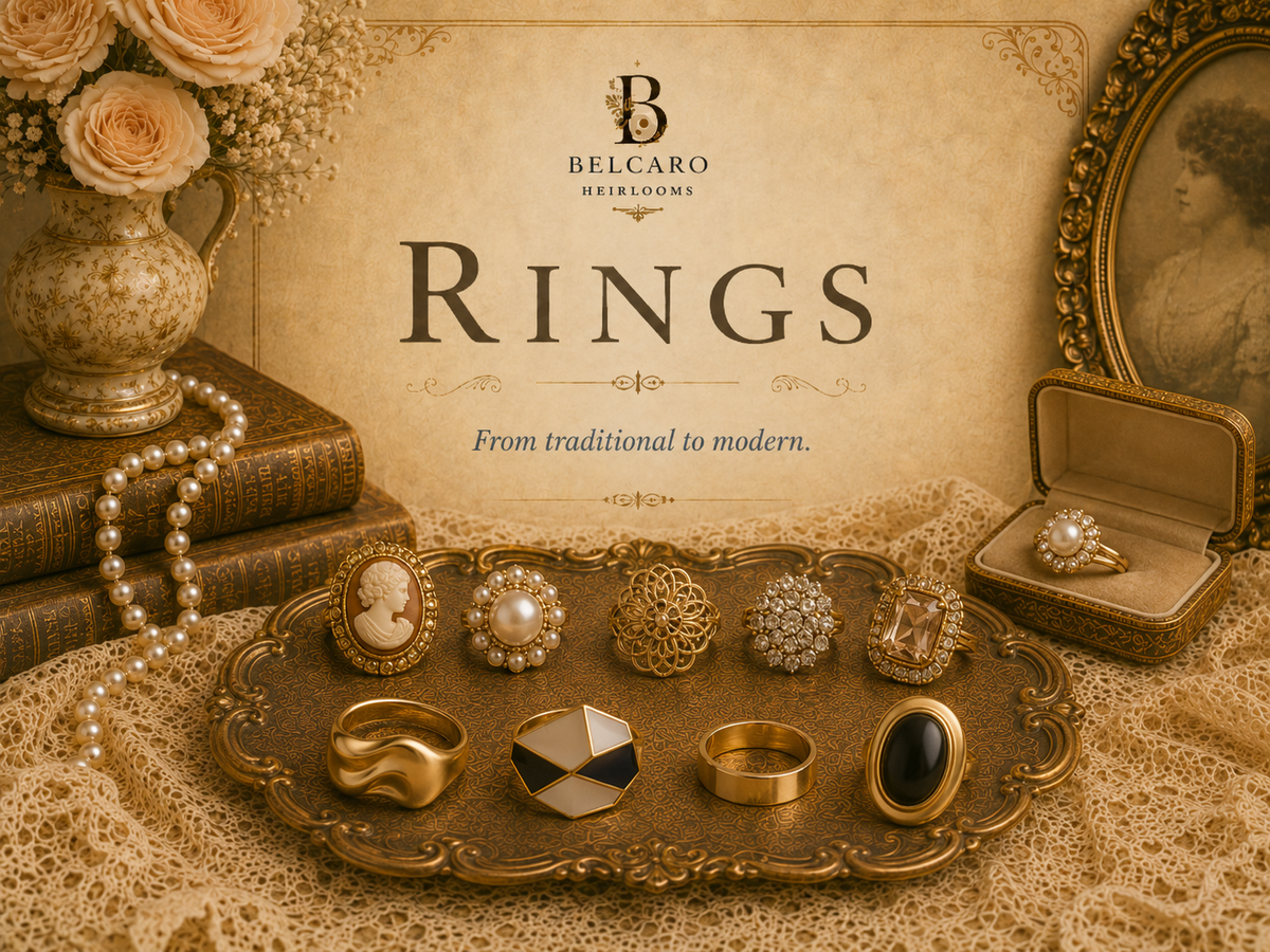 Rings - From traditional to modern.