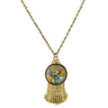 Multi-Color Gumball Machine Pendant Necklace 30"