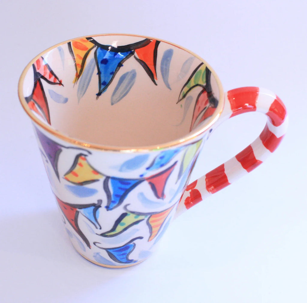 New Shape Large Mug in Bunting