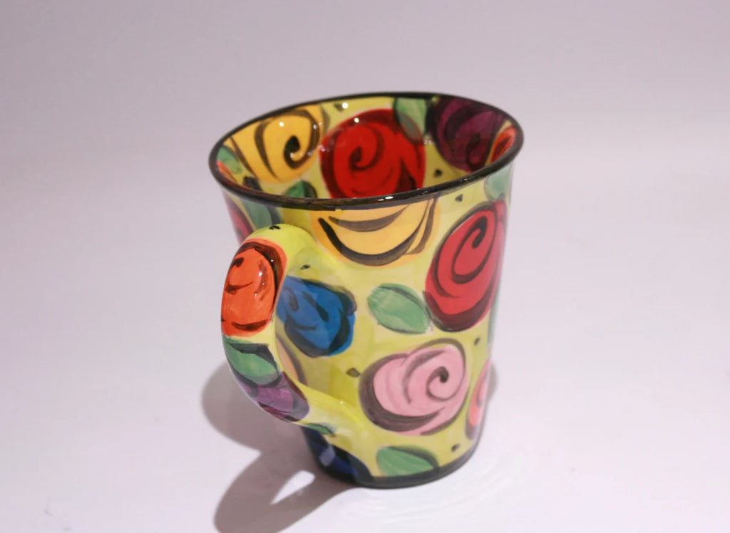 New Shape Large Mug Rosebush Green