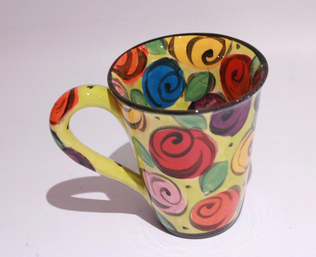 New Shape Large Mug Rosebush Green