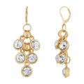Crystal Cluster Dangle Earrings