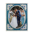 Blossom Radiance Rectangle Enamel & Crystal Picture Frame 3.5" x 5"
