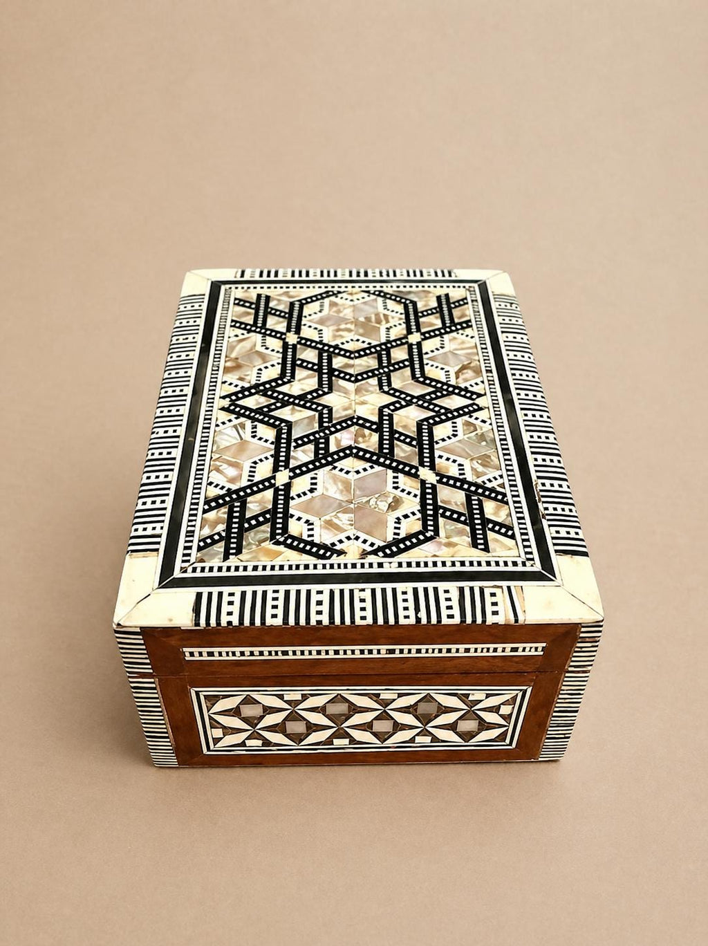 Inlaid Mother of Pearl box.