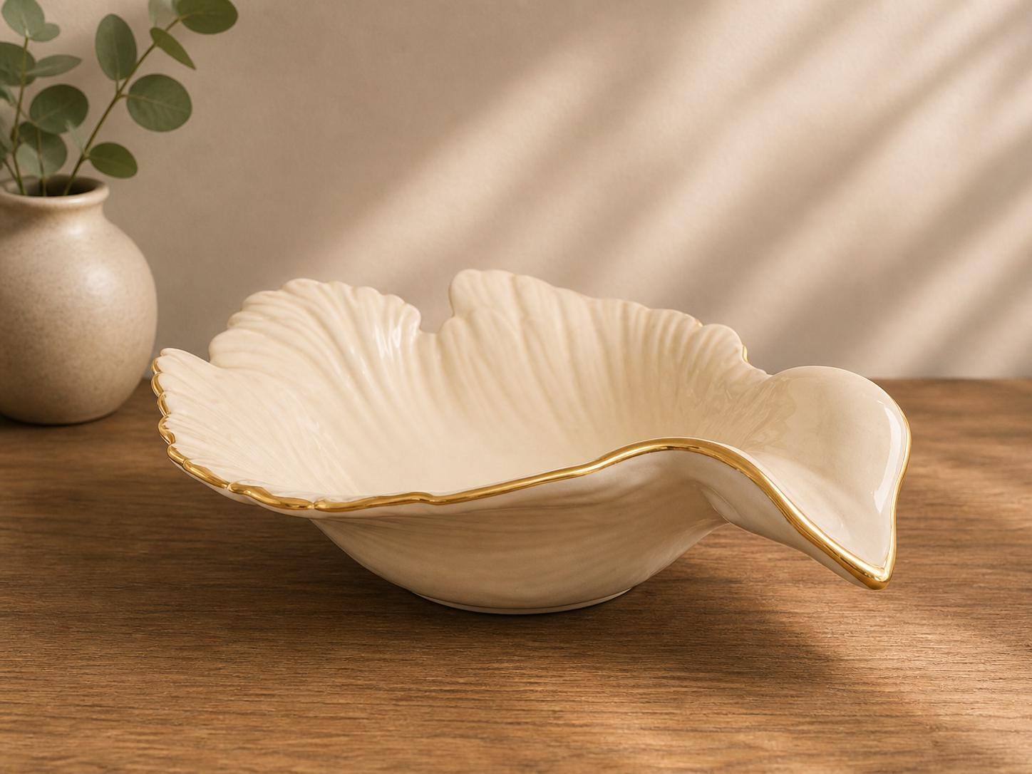 Lenox Swan Dish Ivory Porcelain Gold Trim