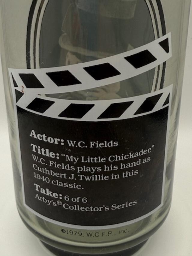 Vintage W C Fields Collector Glass (Arby's Series) 1979