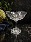 Antique American Brilliant cut crystal pedestal compote bowl.