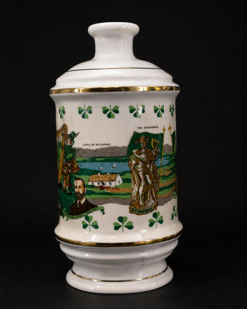 1971 Stitzel Weller Old Fitzgerald Erin Go Bragh Irish Porcelain Decanter