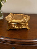 Antique Weidlich Brothers OrmoluStyle Jewelry Casket  WB 346  Early 1900s with Ormolu Finish