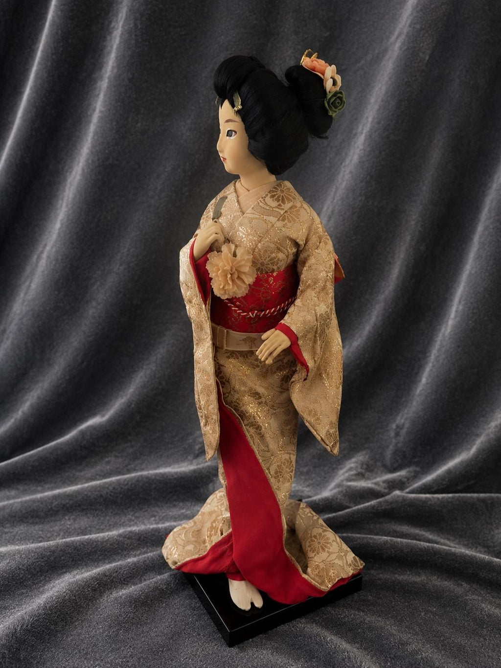 Vintage Japanese Bukemusume Warriors Daughter Doll No. 12, 13 Labeled Display Doll