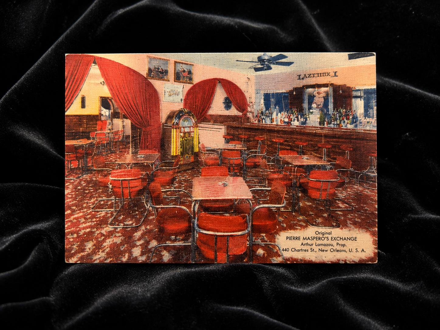 Postcard  Pierre Masperos Exchange, New Orleans, French Quarter