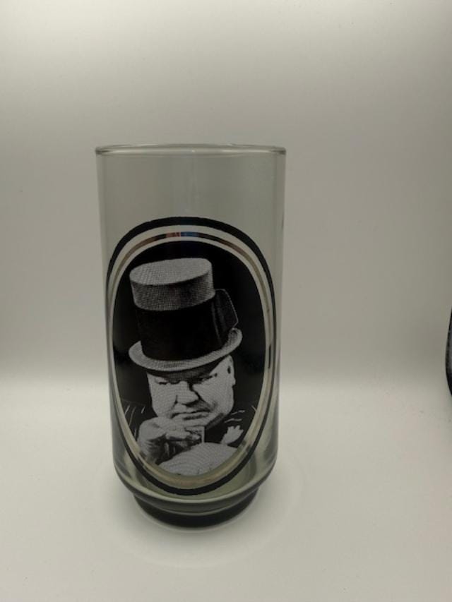 Vintage W C Fields Collector Glass (Arby's Series) 1979