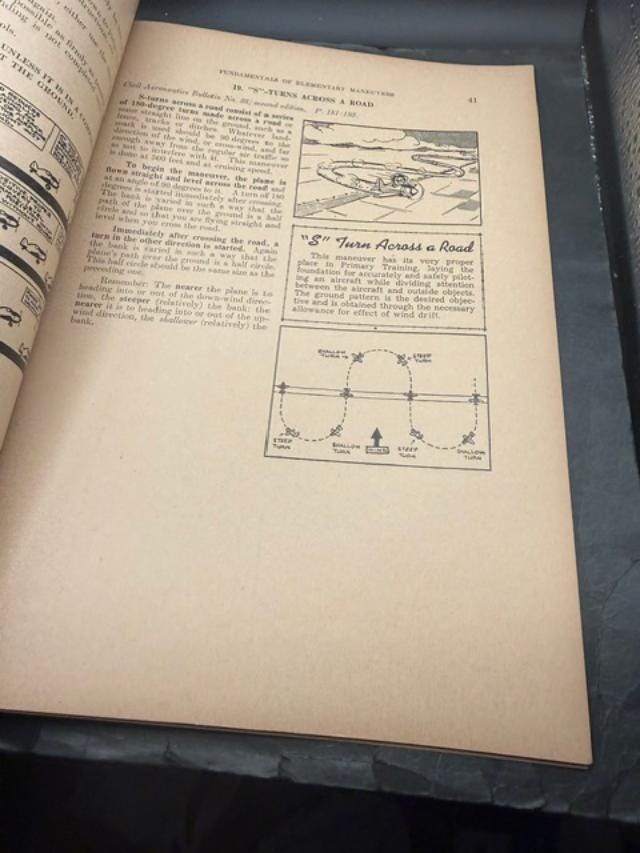 1943 Aviation Flight Training Manual  Fundamentals of Elementary Flight Maneuvers CAA Bulletin No. 32