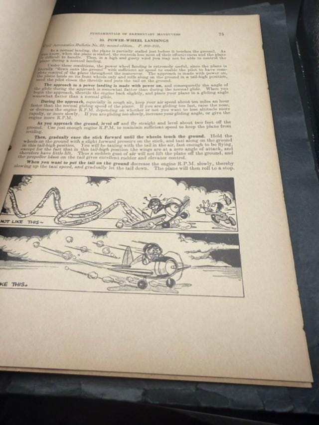 1943 Aviation Flight Training Manual  Fundamentals of Elementary Flight Maneuvers CAA Bulletin No. 32