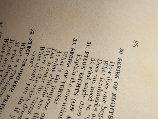1943 Aviation Flight Training Manual  Fundamentals of Elementary Flight Maneuvers CAA Bulletin No. 32