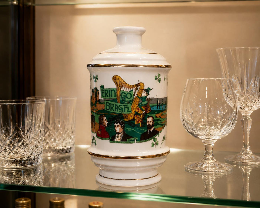 1971 Stitzel Weller Old Fitzgerald Erin Go Bragh Irish Porcelain Decanter