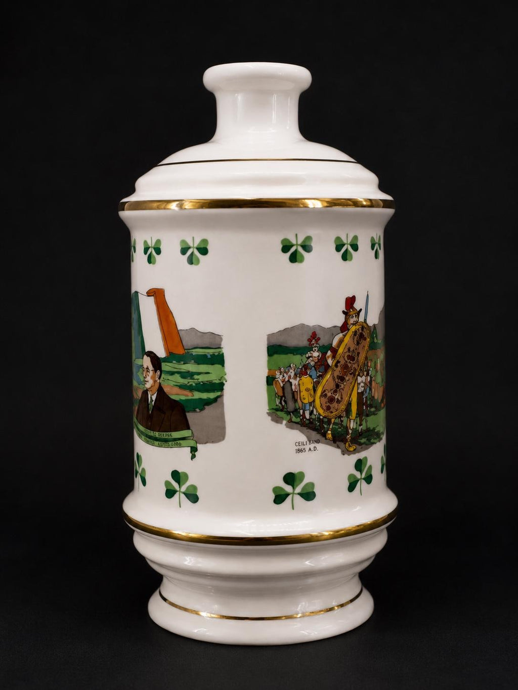 1971 Stitzel Weller Old Fitzgerald Erin Go Bragh Irish Porcelain Decanter