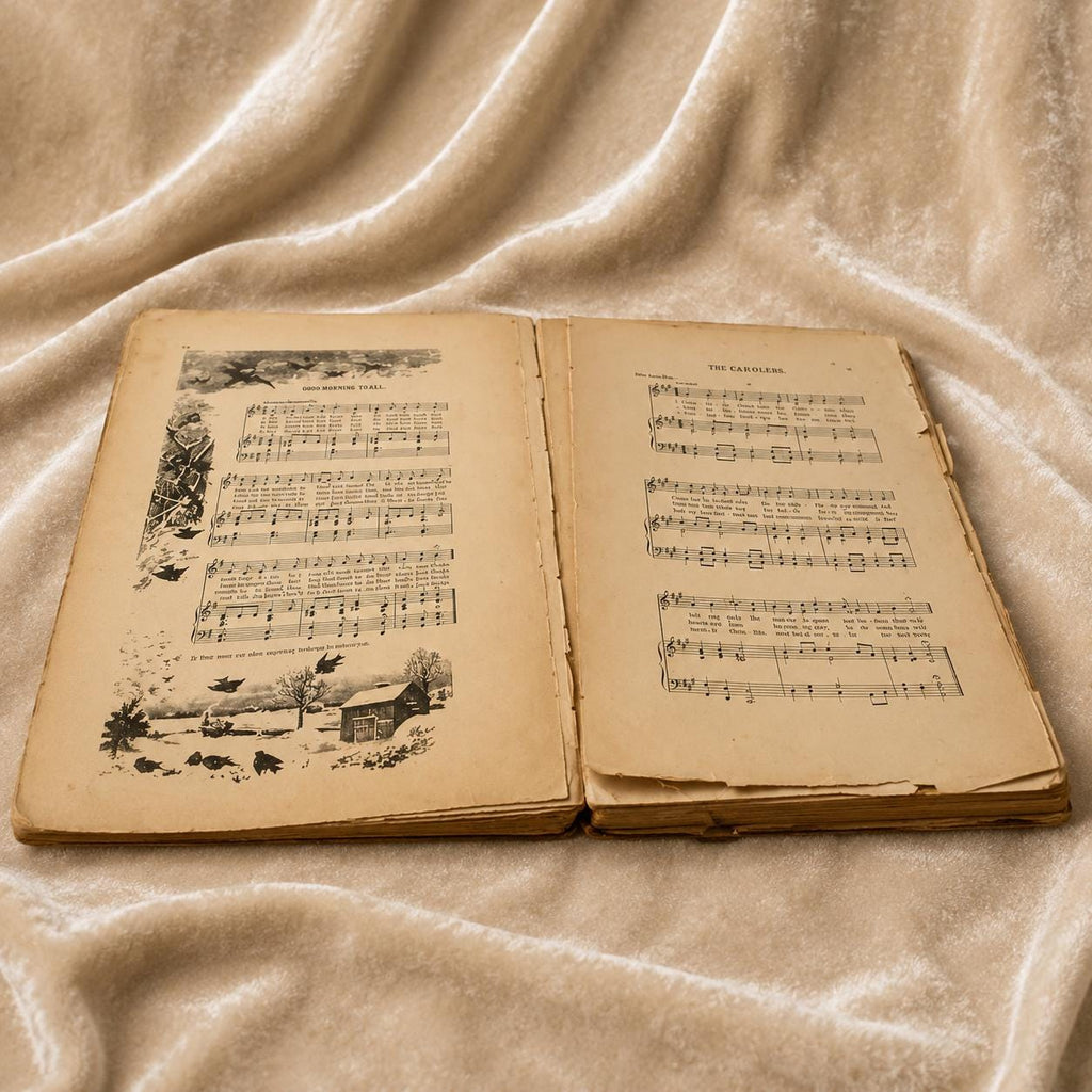1896 Hill Sisters Song Stories for the Kindergarten Antique Childrens Music Book Incomplete