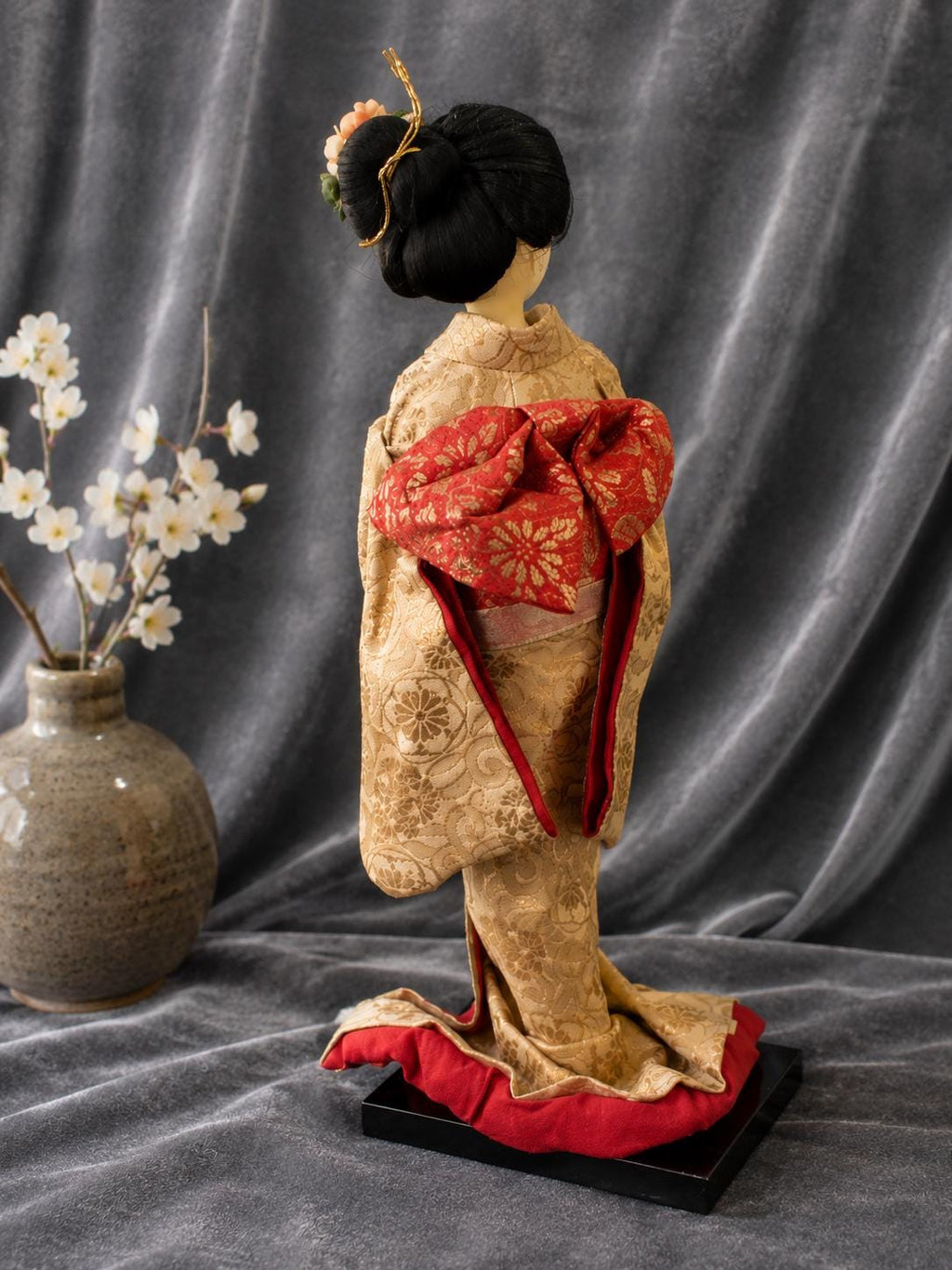 Vintage Japanese Bukemusume Warriors Daughter Doll No. 12, 13 Labeled Display Doll