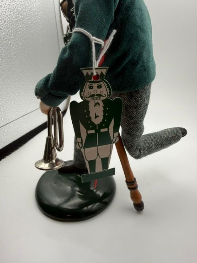 Byers Choice Fritz Caroler Figurine, 1994 First Edition Nutcracker Series, Signed