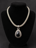 Vintage-Style Statement Necklace with Magnetic Clasp, Chunky Costume Jewelry, Modern Boho Evening Necklace