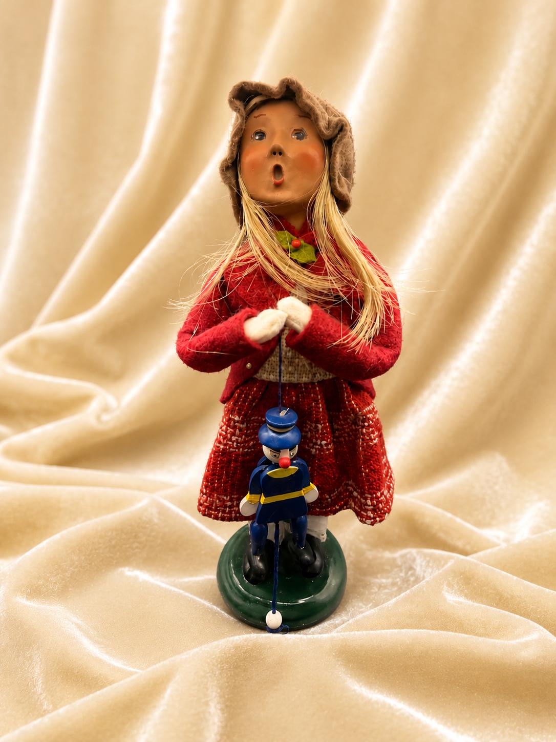 Byers' Choice Caroler Girl Toy  Limited Edition 3/100 2005 Christmas Figurine