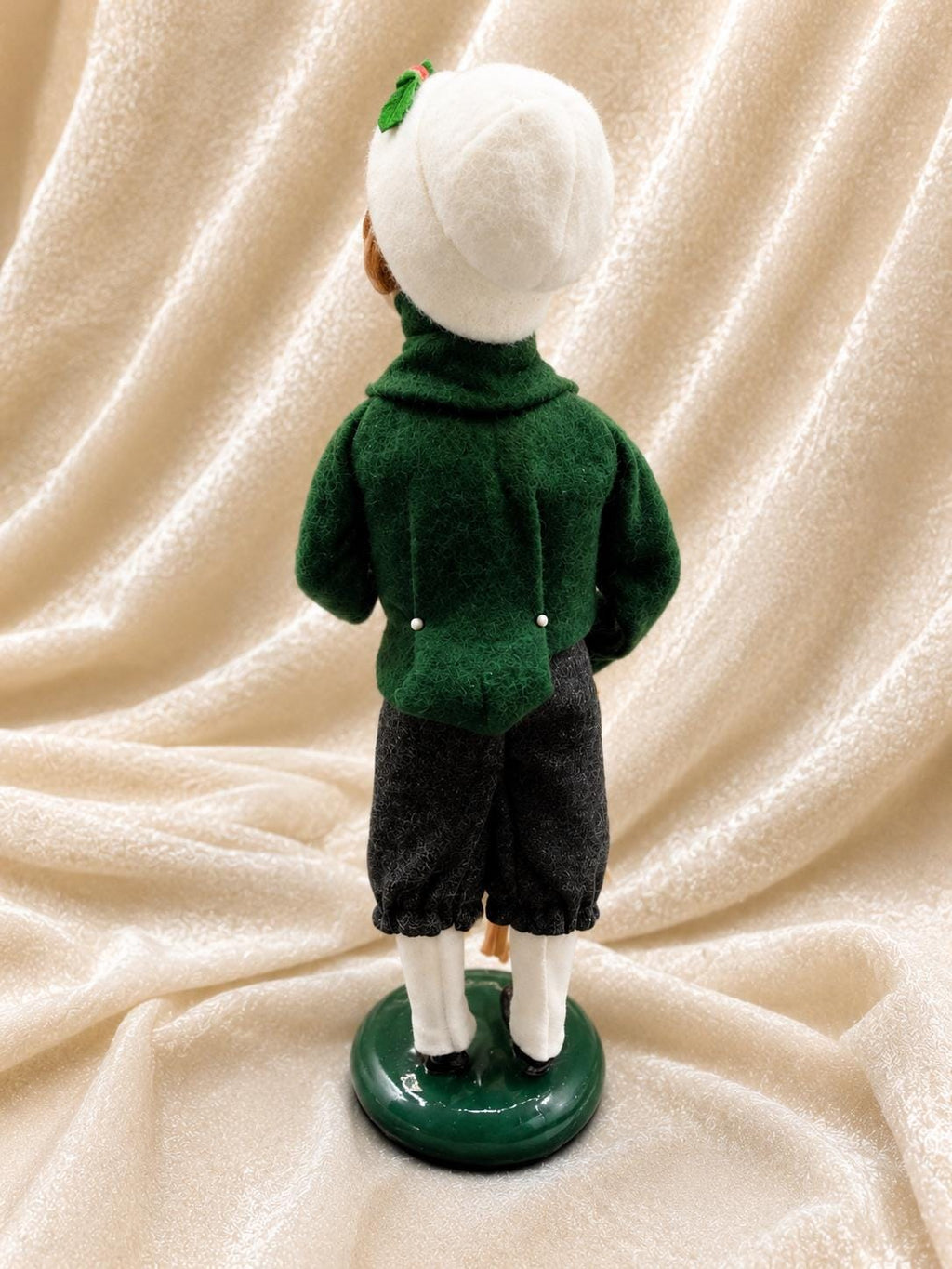 Byers Choice boy with straw horse, limited edition 51/100