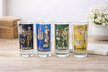 Vintage Libbey International Cities Glasses Set Rome Athens London Bombay