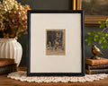 Morgan Dennis Signed Etching Come Again 1932 German Shepherd Dog Framed Vintage Art