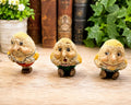 Poliwoggs Humpty Dumpty Figurines Set of 3 Nursery Rhyme Folk Art Decor