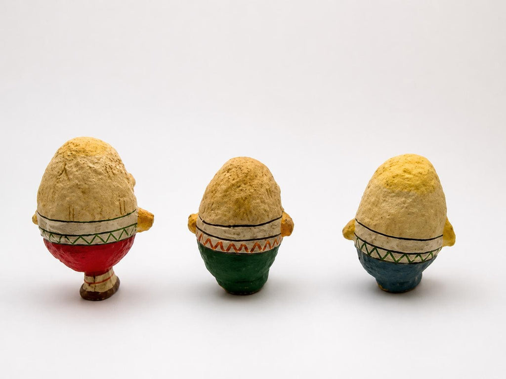 Poliwoggs Humpty Dumpty Figurines Set of 3 Nursery Rhyme Folk Art Decor