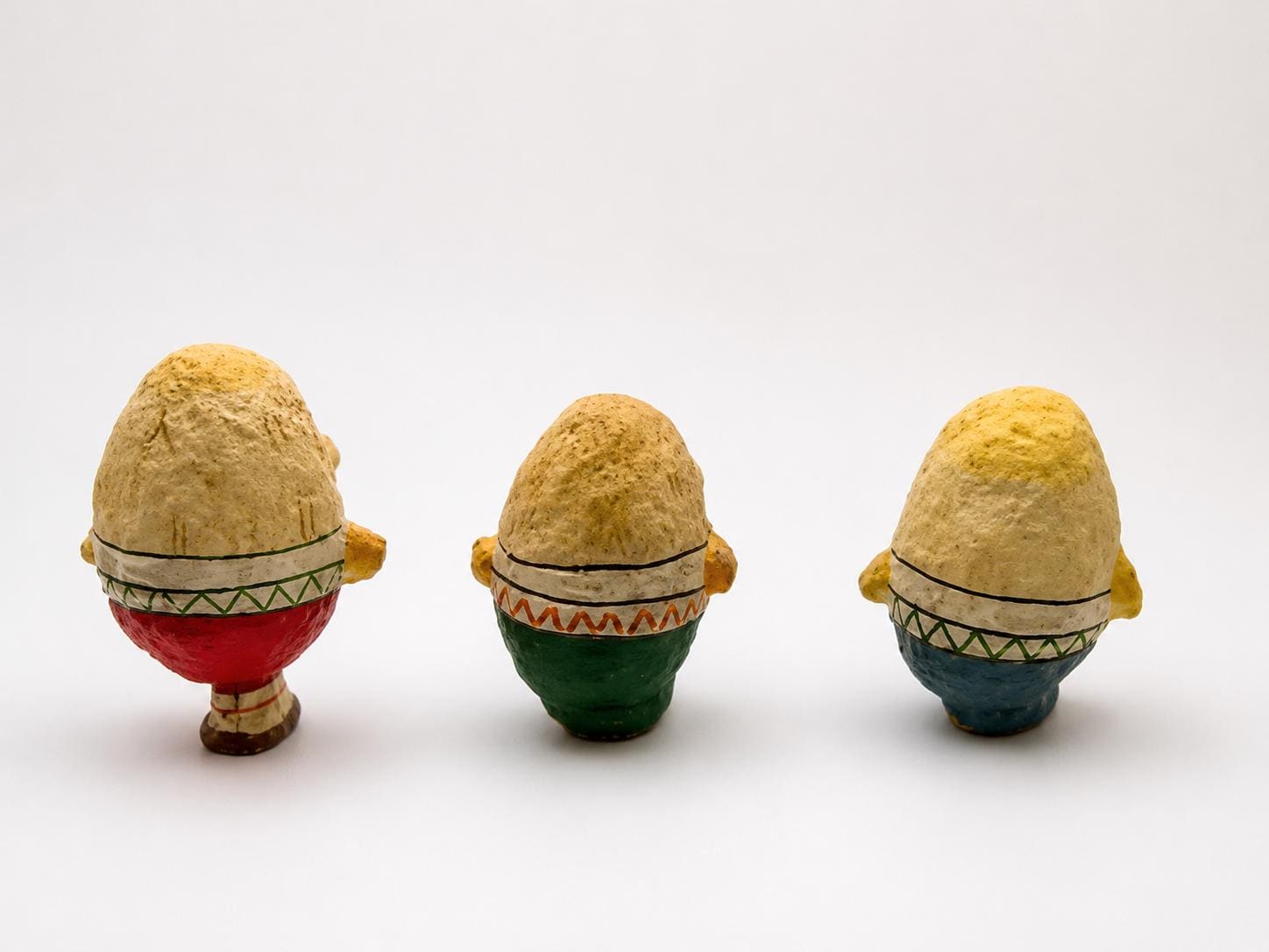 Poliwoggs Humpty Dumpty Figurines Set of 3 Nursery Rhyme Folk Art Decor