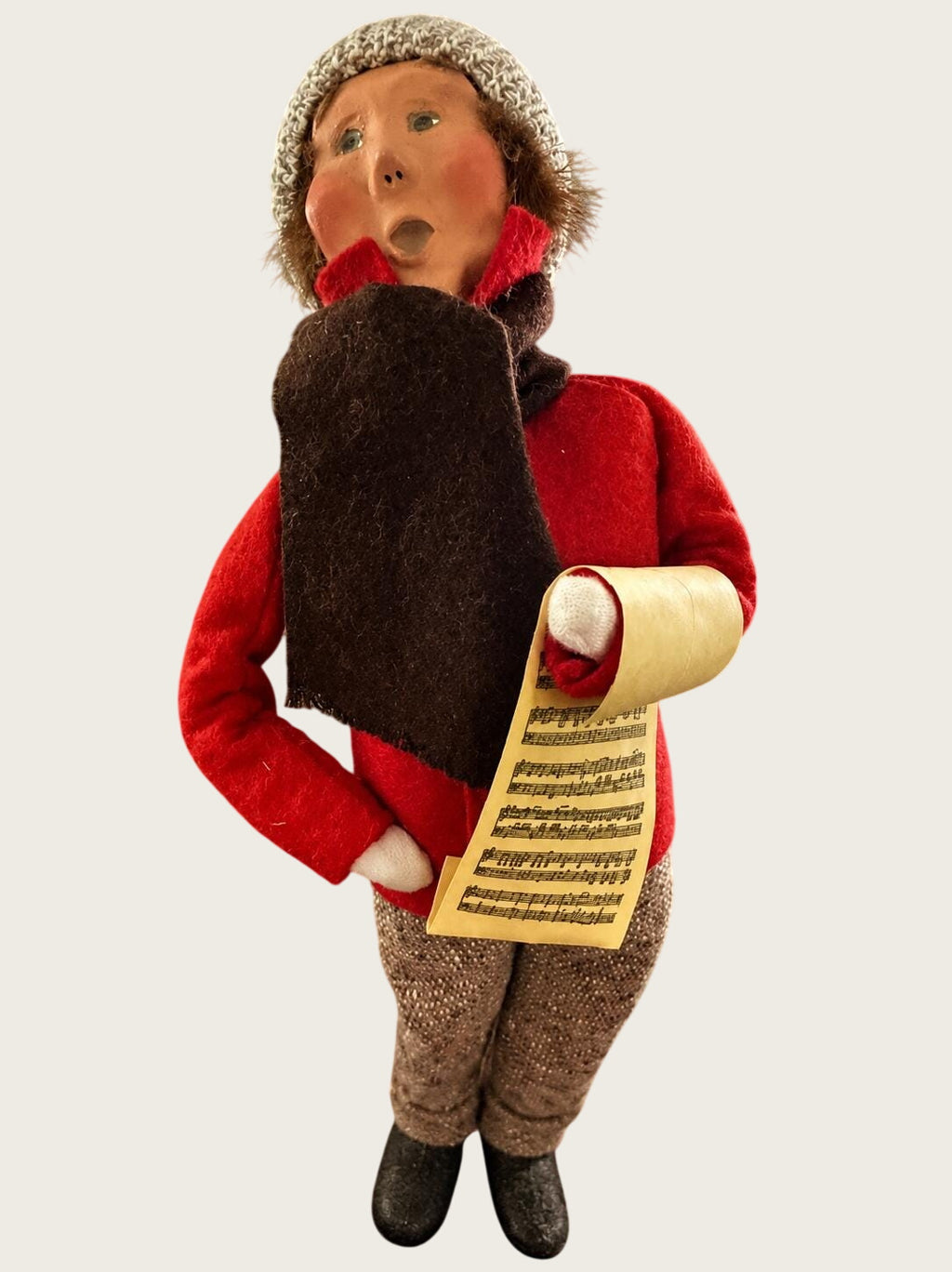 Byers' Choice Ltd. Limited Edition 76/100 Traditional Adult Male Caroler 13" Signed