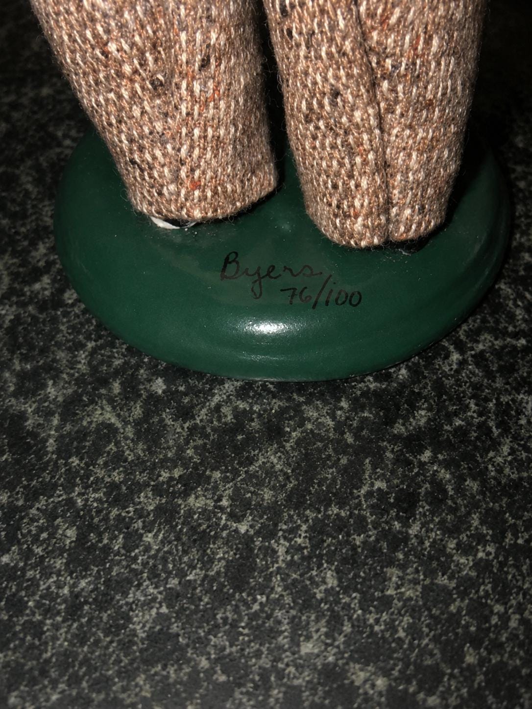 Byers' Choice Ltd. Limited Edition 76/100 Traditional Adult Male Caroler 13" Signed
