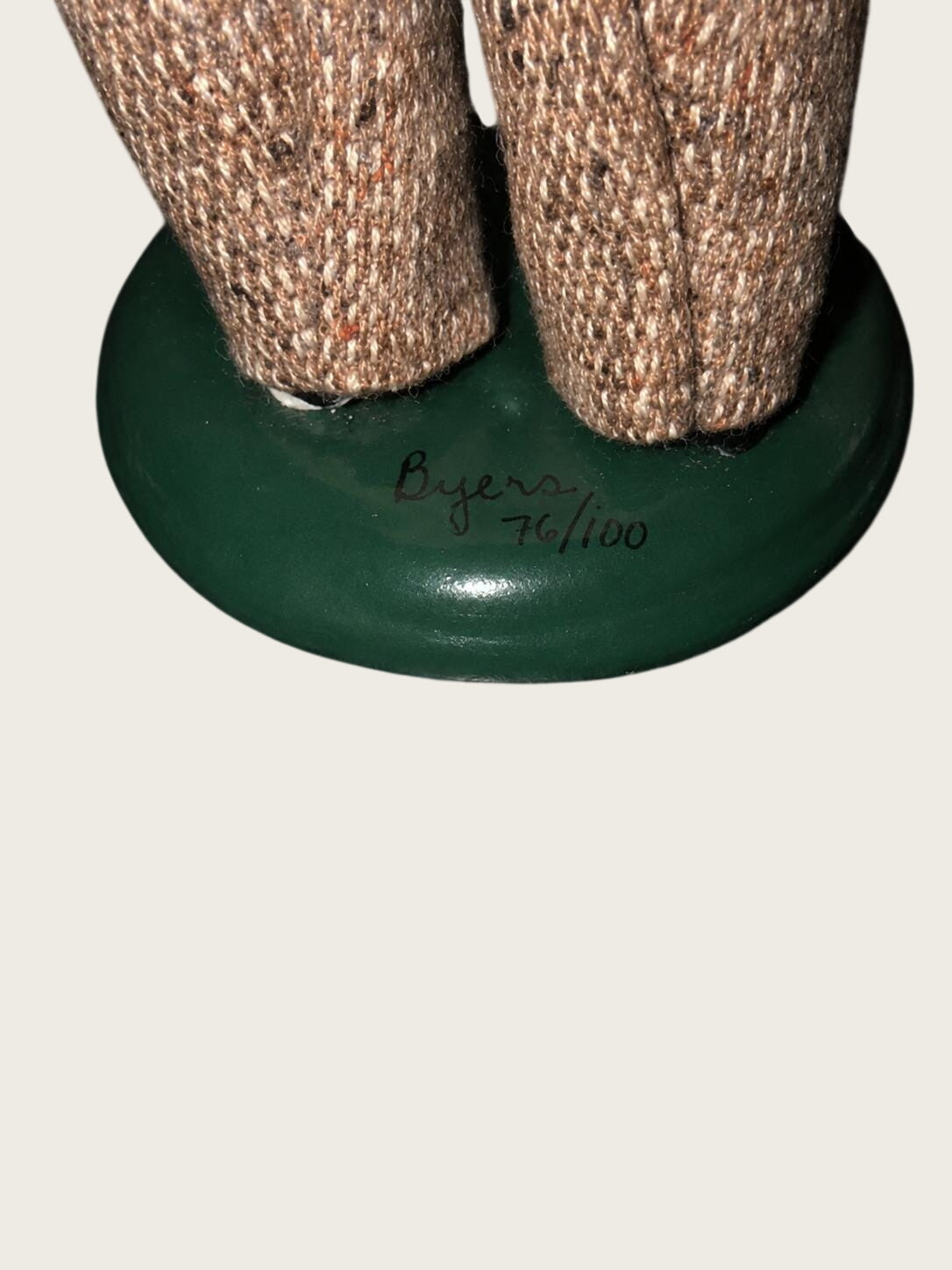 Byers' Choice Ltd. Limited Edition 76/100 Traditional Adult Male Caroler 13" Signed