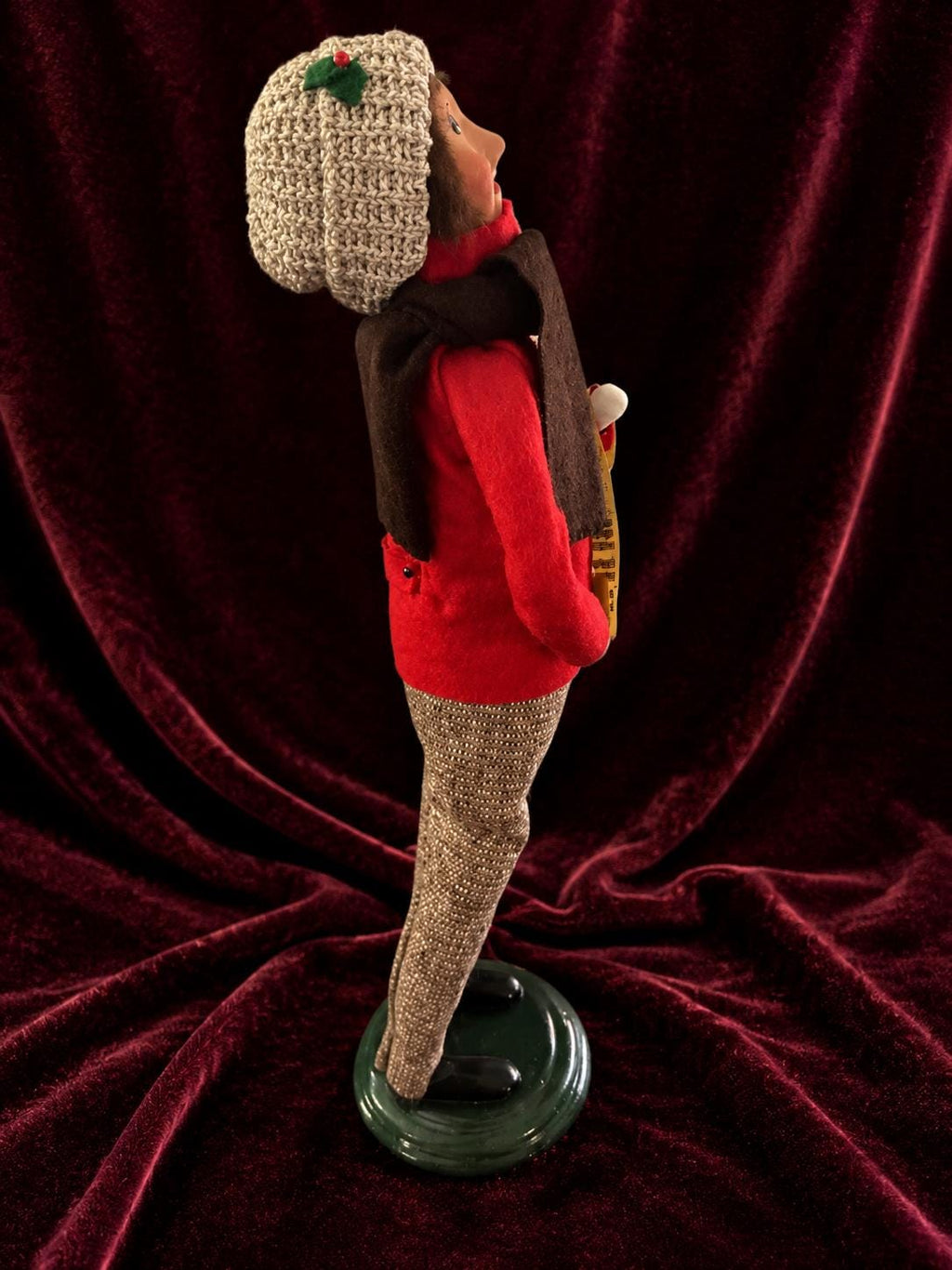 Byers' Choice Ltd. Limited Edition 76/100 Traditional Adult Male Caroler 13" Signed