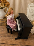 1995 Byers Choice Louise Nutcracker First Edition Caroler With Piano and Bench