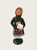Byers Choice Girl With Postcard Caroler 2002 Limited Edition 2/100