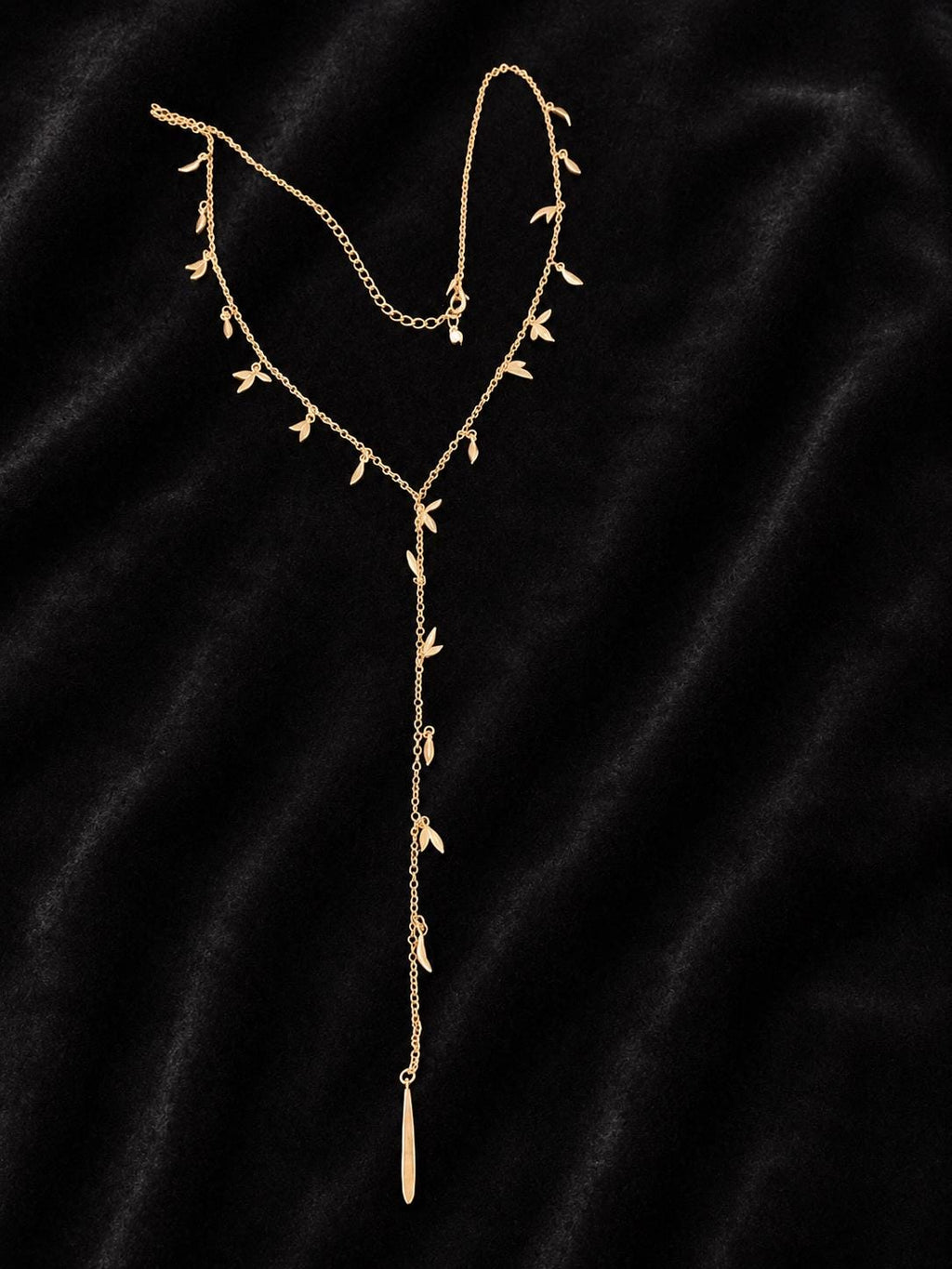 Vintage Givenchy GV9 GoldTone Leaf Necklace & Bracelet Set  1990s Designer Jewelry