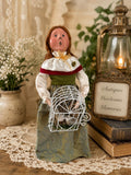 Byers Choice Two Turtle Doves Woman Caroler 12 Days Christmas