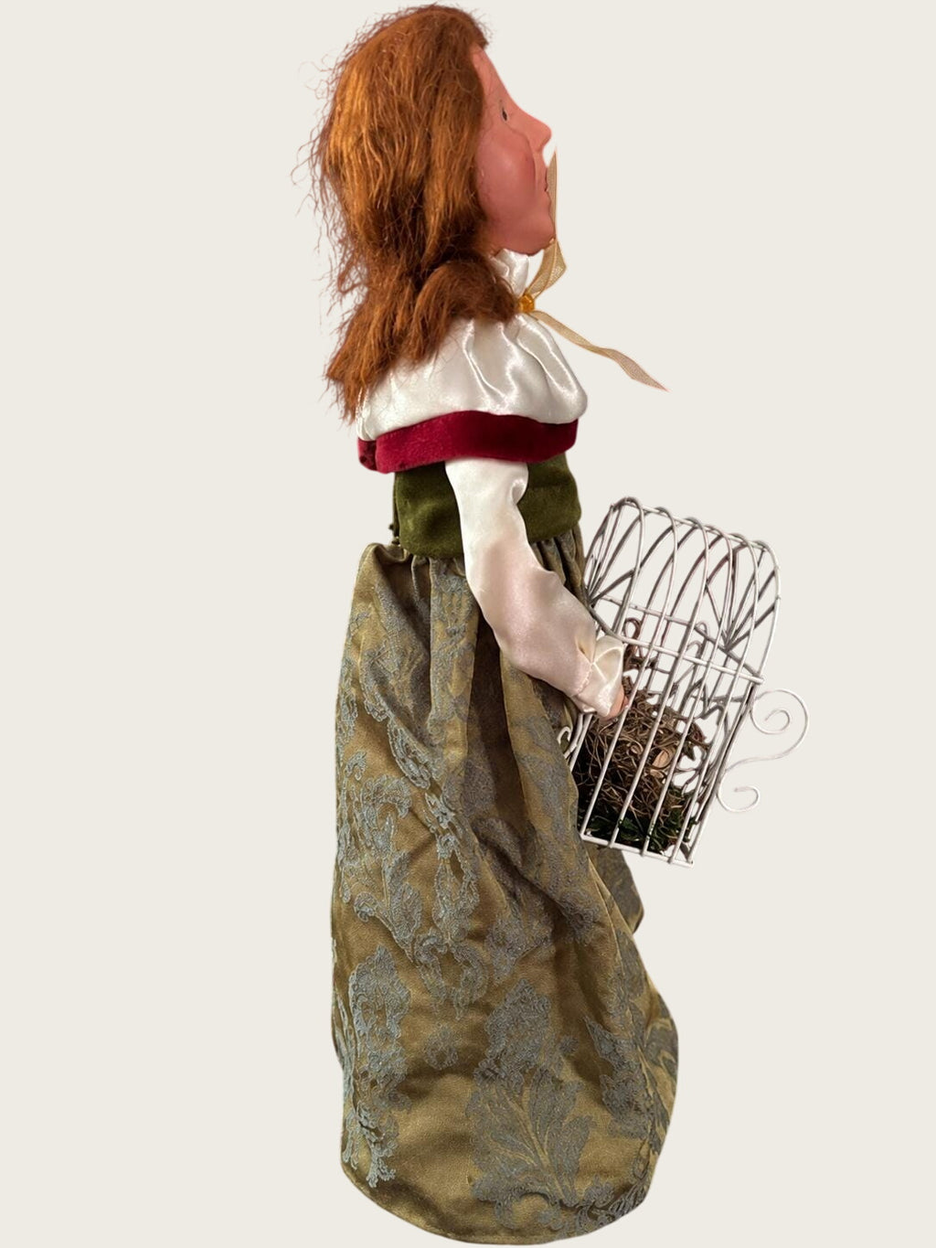 Byers Choice Two Turtle Doves Woman Caroler 12 Days Christmas