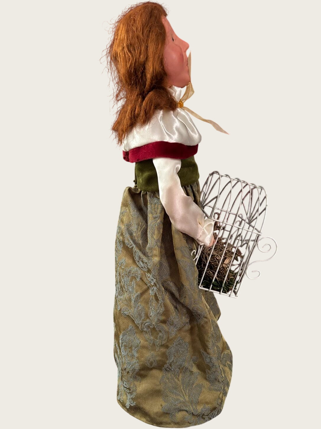 Byers Choice Two Turtle Doves Woman Caroler 12 Days Christmas