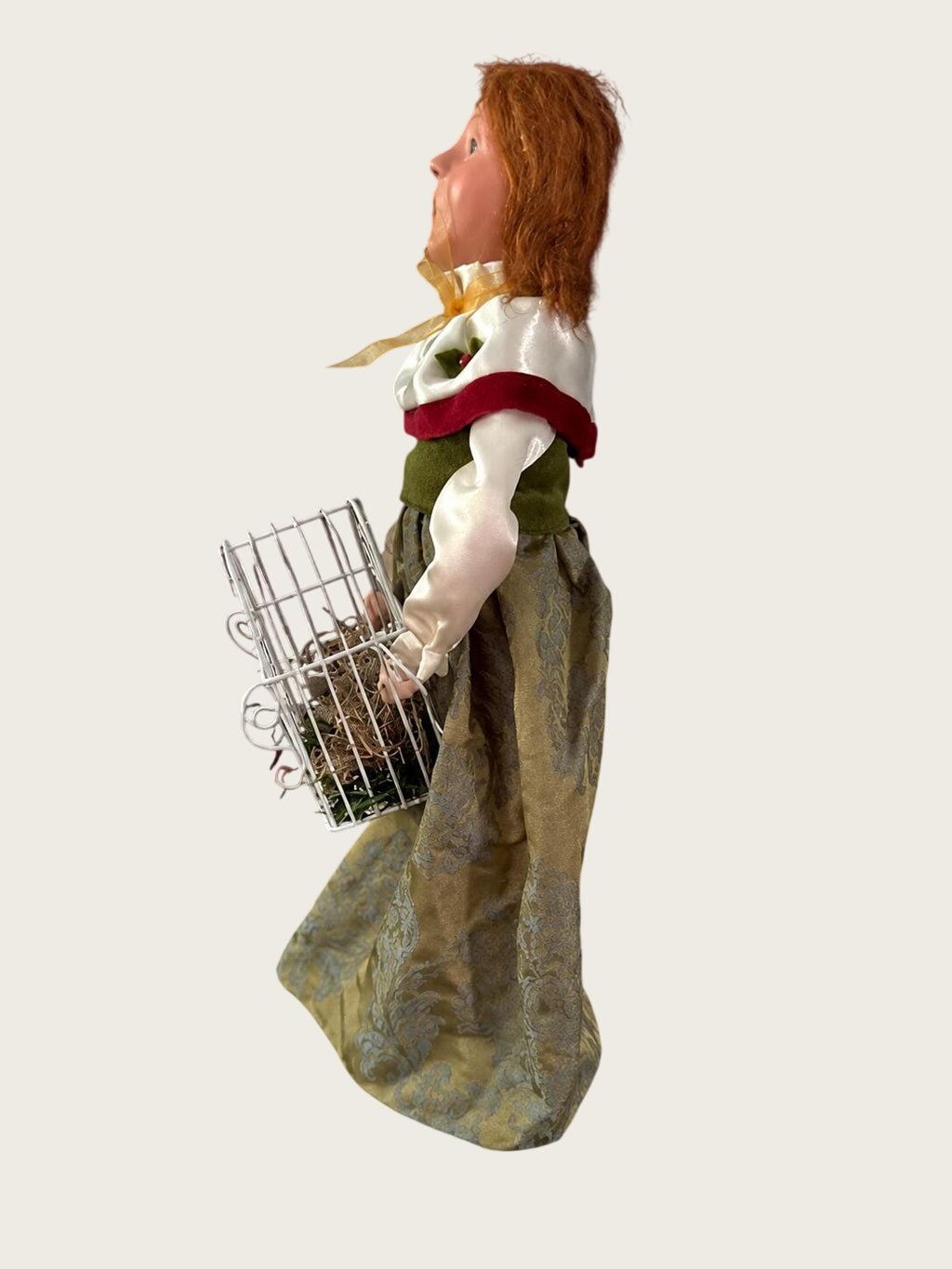 Byers Choice Two Turtle Doves Woman Caroler 12 Days Christmas