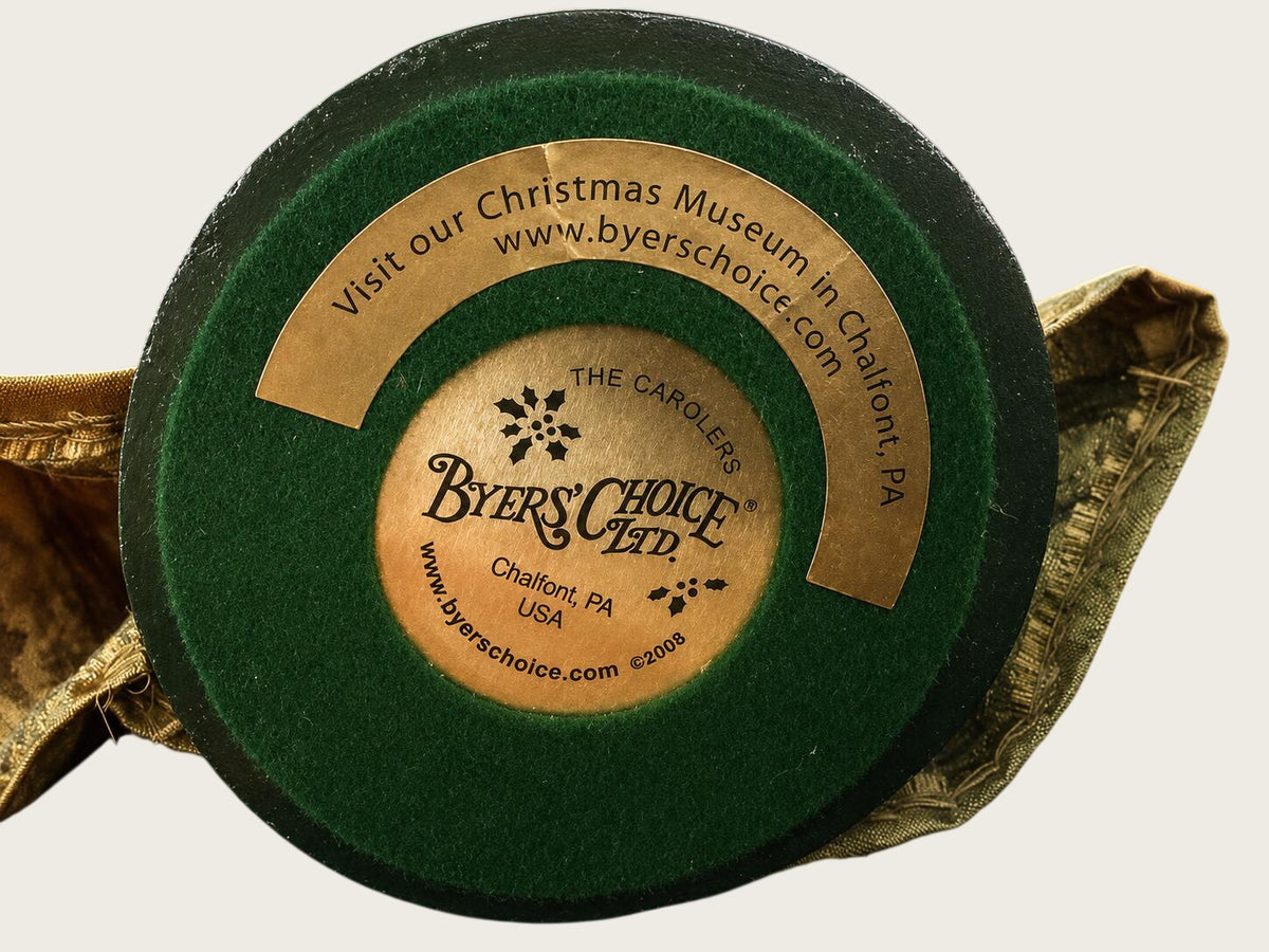 Byers Choice Two Turtle Doves Woman Caroler 12 Days Christmas