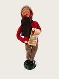 Byers' Choice Ltd. Limited Edition 76/100 Traditional Adult Male Caroler 13" Signed