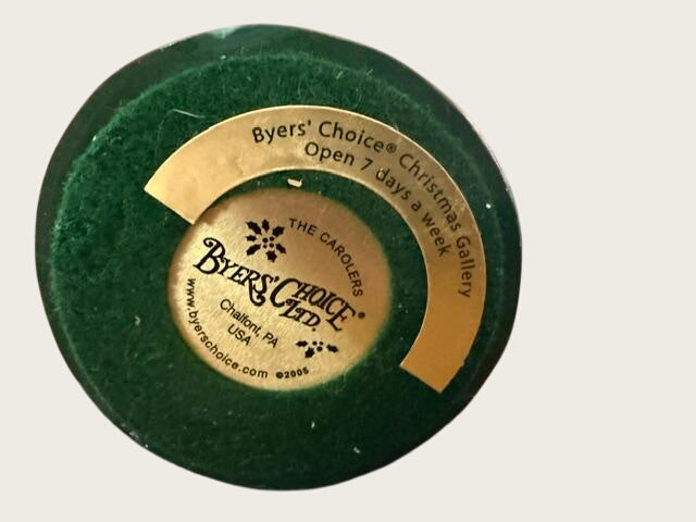2005 Byers Choice Woman With Wreath Caroler Limited Edition 2/100