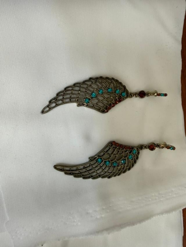 angel wing earrings
