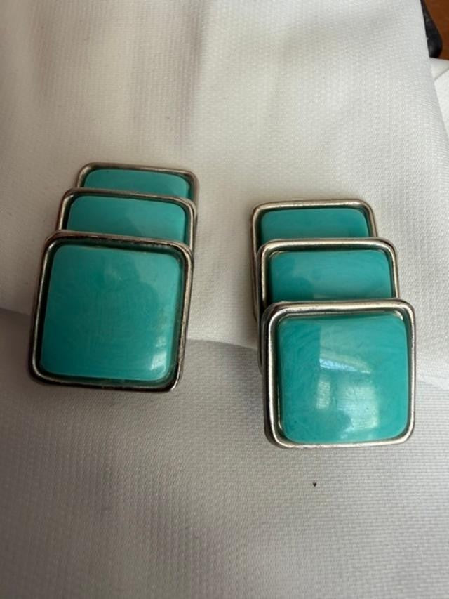 Unbranded vintage 1980s–1990s geometric statement earrings