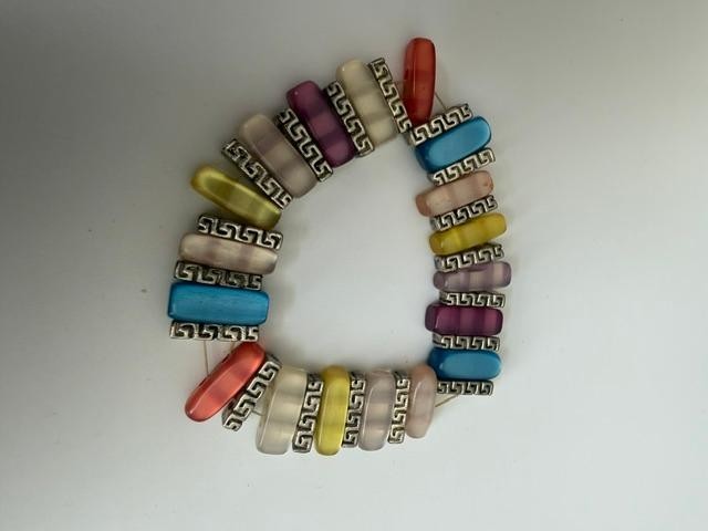 Bracelet Multi Colored Stretch Bracelet