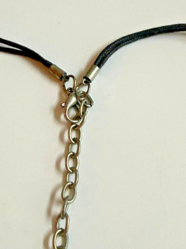 Boho Silver Tone Red Turquoise Color Cabochon Lariat Necklace 26
